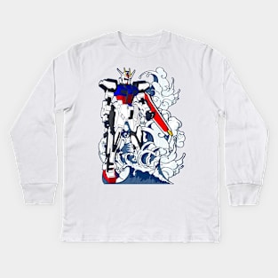 GAT-X105 Strike Gundam Kids Long Sleeve T-Shirt